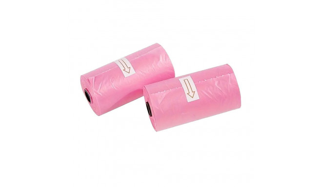 Plastic bags for dog excrement STRONG 8 rolls 120 pcs RC-K-778 pink