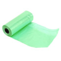 Plastic bags for dog excrement STRONG 8 rolls 120 pcs RC-K-777 green