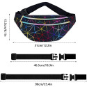 Adjustable waist bag RC-K-1070 black