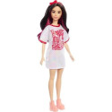 Barbie Doll Mattel Barbie Fashionistas Doll #214 with Polka Dot Dress (HRH12)