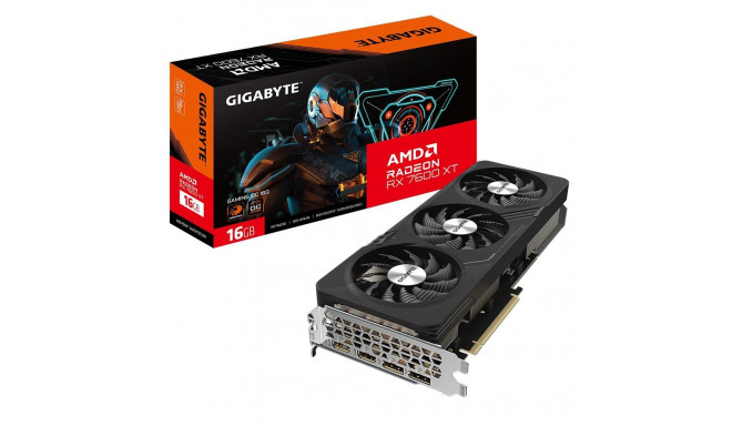 Graphics CardGIGABYTEAMD Radeon RX 7600 XT16 GBGDDR6128 bitPCIE 4.0 16x2xHDMI2xDisplayPortR76XTGAMIN