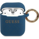 GUACCSILGLBL Guess Silicone Case for Airpods 12 Blue