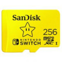 SanDisk microSDXC card for Nintendo Switch 256GB  100MB/s Read  90MB/s Write  V30  U3  C10  A1  UHS-