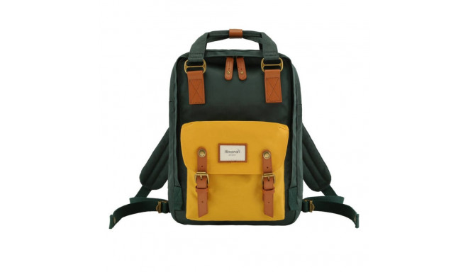 Himawari 188L 14'' laptop backpack (green-yellow)