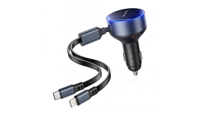 Vention FFOB0 USB-C car charger + USB-C/Lightning 30W cable