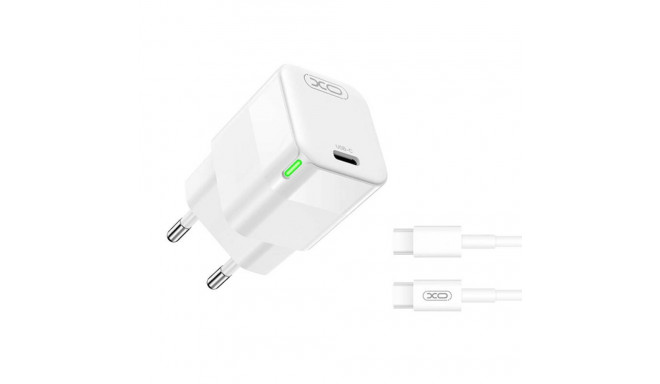 Wall charger XO CE06, 30W, USB-C, with cable UBS-C
