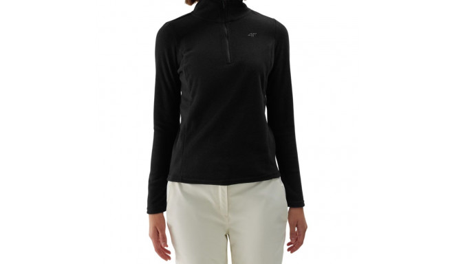 Bluza polarowa damska 4F F048 głęboka czerń 4FWAW24UFLEF048 20S XL