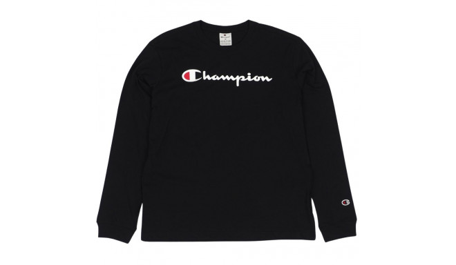 Koszulka męska Champion Crewneck Long Sleeve czarna 220257 KK001 2XL