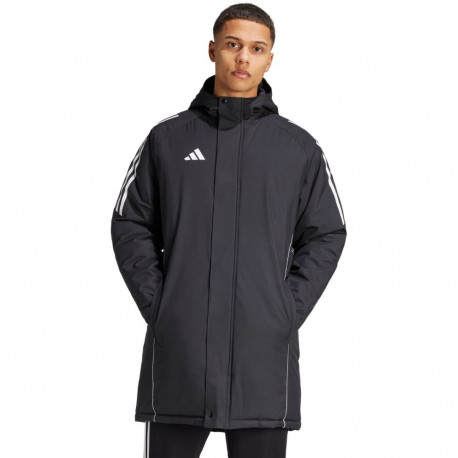 Adidas meeste parka Tiro 24 Stadium IJ7391 2XL, must-valge