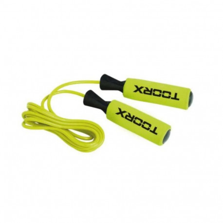 Hüppenöör TOORX Jump Rope with Soft Grips, kollane