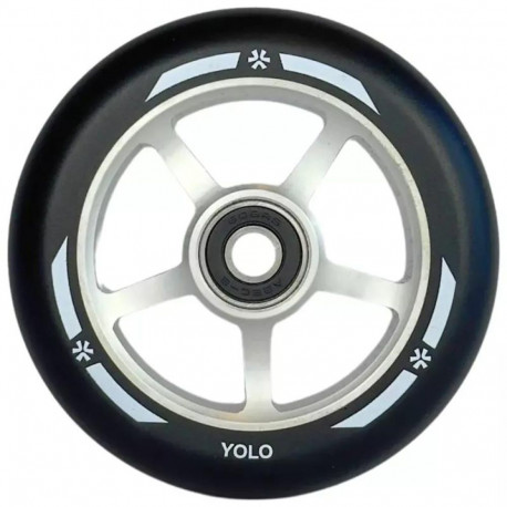 Tõukeratta ratas Union Yolo Pro Scooter Wheel 100mm Black/Silver