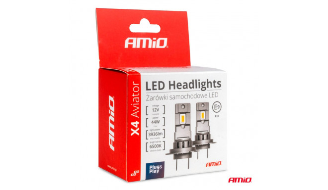 LED Aviator H7/H8 6500K 44W 2tk 12V