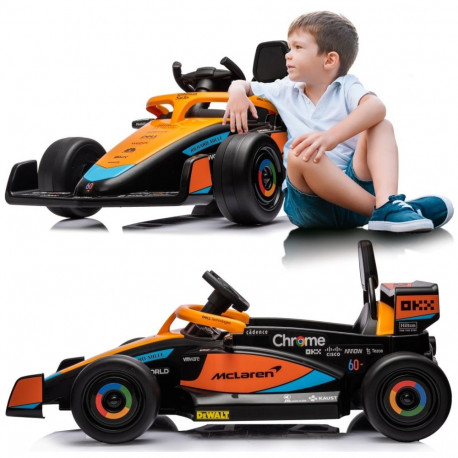 Jeździk akumulatorowy McLAREN - pomarańczowy