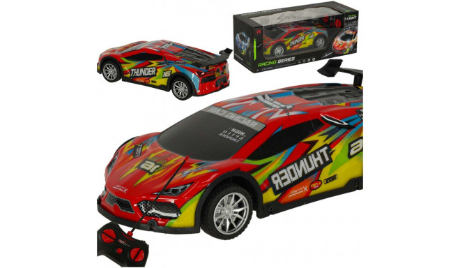 RC sportauto punane