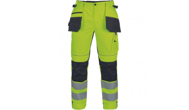 Cerva Max Vivo HV FP ripptaskutega vööpüksid Hi-Vis kollane 50