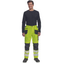 Cerva Max Vivo HV FP ripptaskutega vööpüksid Hi-Vis kollane 52