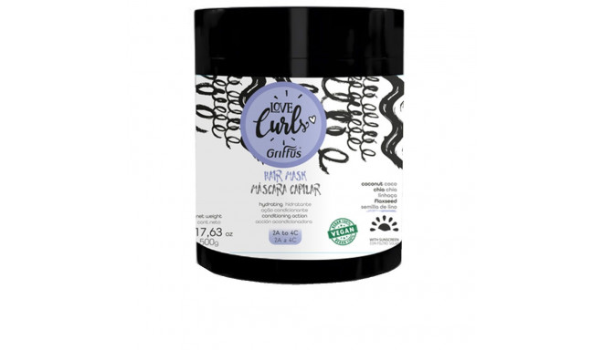 GRIFFUS LOVE CURLS mascara capilar 2a-4c 500 gr