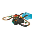 RoGer Train with railway and accessories 55pcs.