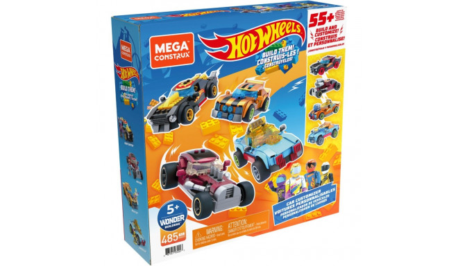 Mega Hot Wheels autode klotsikomplekt 485 osa