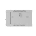 RACK CABINET 19" WALL-MOUNT 4U/600X450 WITH PERFORATED DOOR GREY LANBERG (FLAT PACK)