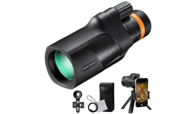 K&F Concept BaK-4 12x50 spotting scope with smartphone mounting adapter - black