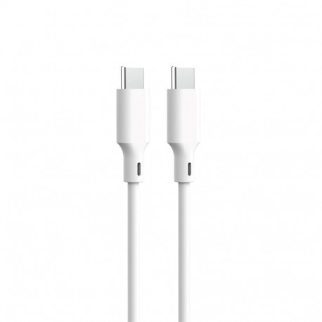 Forever recycling cable USB-C - USB-C 1,5m 3A KR15-CC-00 white