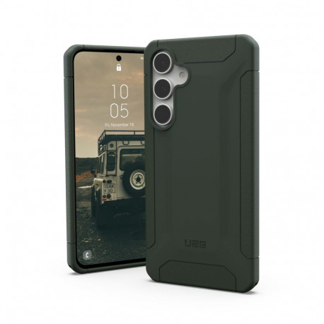 Kaitseümbris Scout, Samsung Galaxy S24 FE, tumeroheline, Urban Armor Gear (UAG)