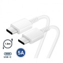 Samsung EP-DX510JWE 100W 5A Ultra Power USB-C to USB-C Data & Charger Cable 1.8m White (Blister)