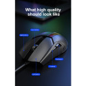 Aula F813 2in1 RGB Gamin 2.4G Wireless + USB Wired Mouse 7 button 800-4800dpi with battery Black