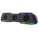 Aula N-169B-BT 2in1 Wireless Bluetooth TV Soundbar / PC Notebook 2.0 20W Speakers 3.5mm + USB RGB Bl