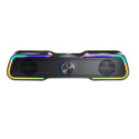 Aula N-169B-BT 2in1 Bezvadu Bluetooth TV Soundbar / PC Poratīvā 2.0 10W Skaļrunis 3.5mm + USB RGB Me