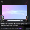 Aula N-301 Stilne Kompaktne PC / Sülearvuti 2.0 10W Stereo Kõlarid 3.5mm + USB RGB + Kaugjuhtimispul