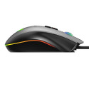 Aula H512 RGB taustavalgus Kootud juhtmega mänguhiir 12 programmeeritavat nuppu 400-5000dpi Must