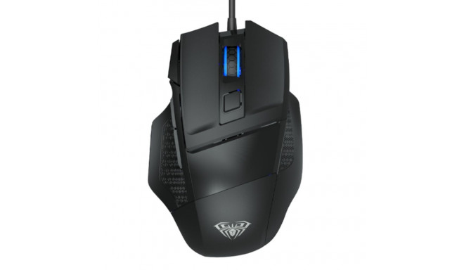 Aula S12 Multi-Color backlight Wired Gaming Optical mouse 7 buttons 800-4800dpi with ergonomic shape