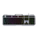 Aula F2023 Aula RGB Metall Membrani Klaviatuur USB Kaabeldatud Klaviatuur 1.6m 104 Võtme EN / RUS Hõ