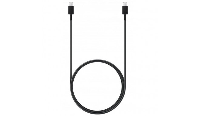 Samsung EP-DX310JBE 60W 3A Kiire USB-C kuni USB-C Andmete ja Laadimise Kaabel 1.8m Must (Blister)