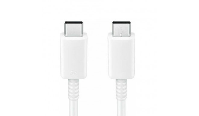 Samsung EP-DN975BWE 45W USB--C to USB-C Super Fast 5A laadimise ja andmeedastuskaabel Valge 1m (OEM)