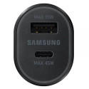 Samsung EP-L5300XBE 60W Ülitõhus Auto Laadija 45W USB-C / 15W USB + USB-C 1m Kaabel Must (Blister)