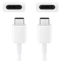 Samsung EP-DA705BWE 60W 5A Üldine USB-C kuni USB-C Laadimise ja Andme Ühenduskaabel Valge 1m (OEM)