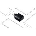 Samsung EP-TA845XBE 45W USB-C Plug PD 3.0 Super Fast Charger Musta + 5A 1m USB-C Kaabel (Blister)