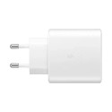 Samsung EP-TA845XWE 45W USB-C Plug PD 3.0 Üli Kiire Laadija Valge + 5A 1m USB-C Kaabel (Blister)