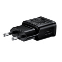 Samsung EP-TA20EBE Adaptive - Universaalne 15W USB Pistik 2A Kiire Laadija Must (OEM)