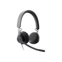 LOGITECH Zone Wired MSFT Teams kõrvapealne juhtmega USB-C peakomplekt grafiit Microsoft Teamsi serti