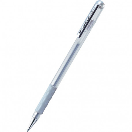 Pentel K118-Z Hybrid Gel Grip Roller 0,8mm Silver