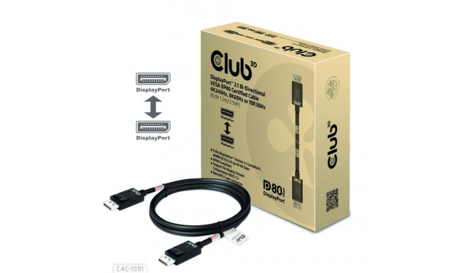 CABLE DP TO DP 1.2M/M/M CAC-1091 CLUB3D