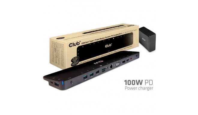 NB ACC DOCKING STATION/USB-C 100W CSV-1564W100 CLUB3D
