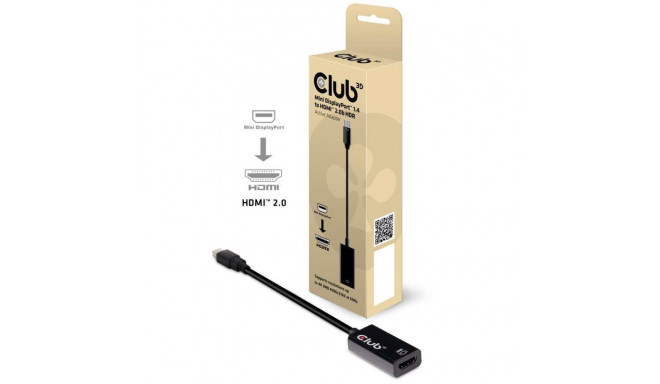I/O ADAPTER MINI DP TO HDMI/ACTIVE M/F CAC-1180 CLUB3D