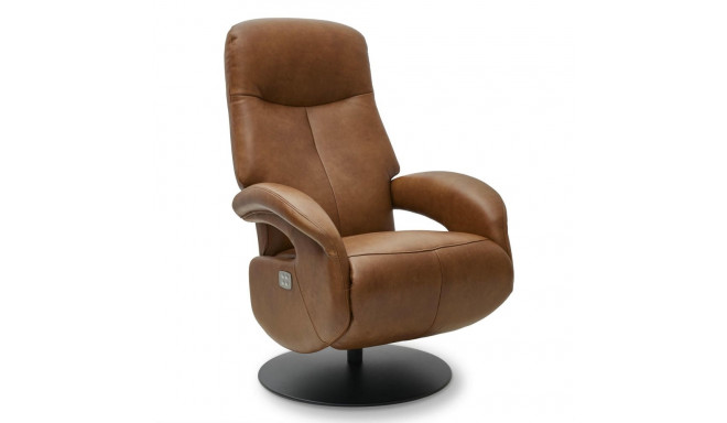 Tugitool Bull recliner, pruun nahk