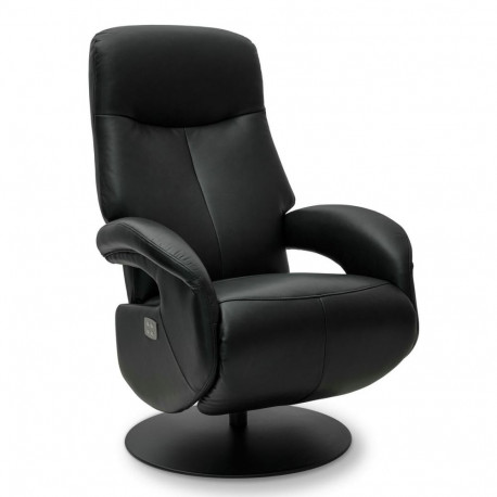 Tugitool Bull recliner, must nahk