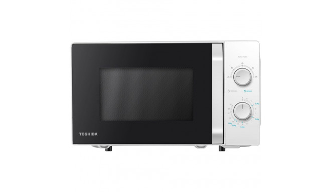 Microwave oven, volume 20L, mechanical control, 800W, 5 power levels, LED lighting, defrosting, cook
